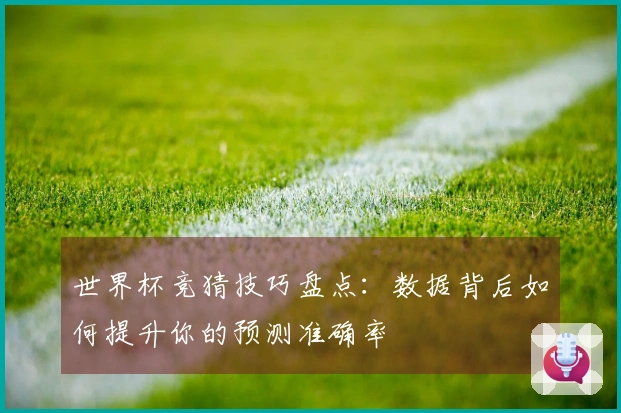 世界杯竞猜技巧盘点：数据背后如何提升你的预测准确率