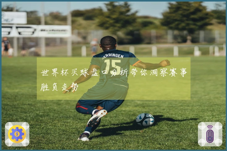 世界杯买球盘口分析带你洞察赛事胜负走势